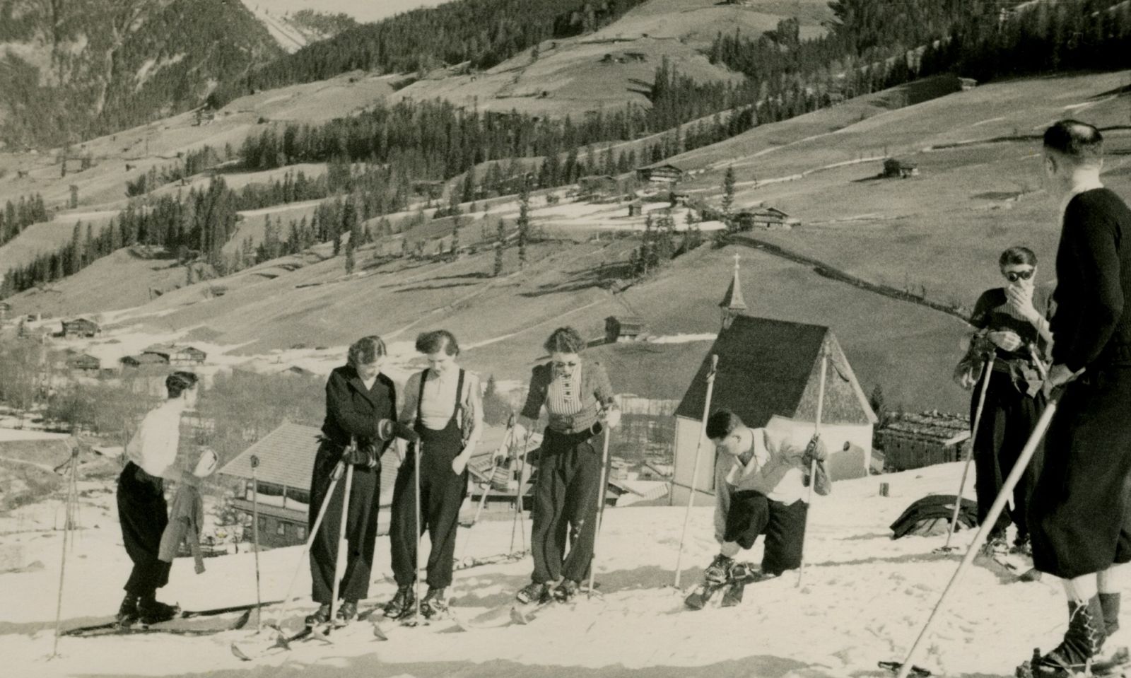 Alpbach Skifahrer