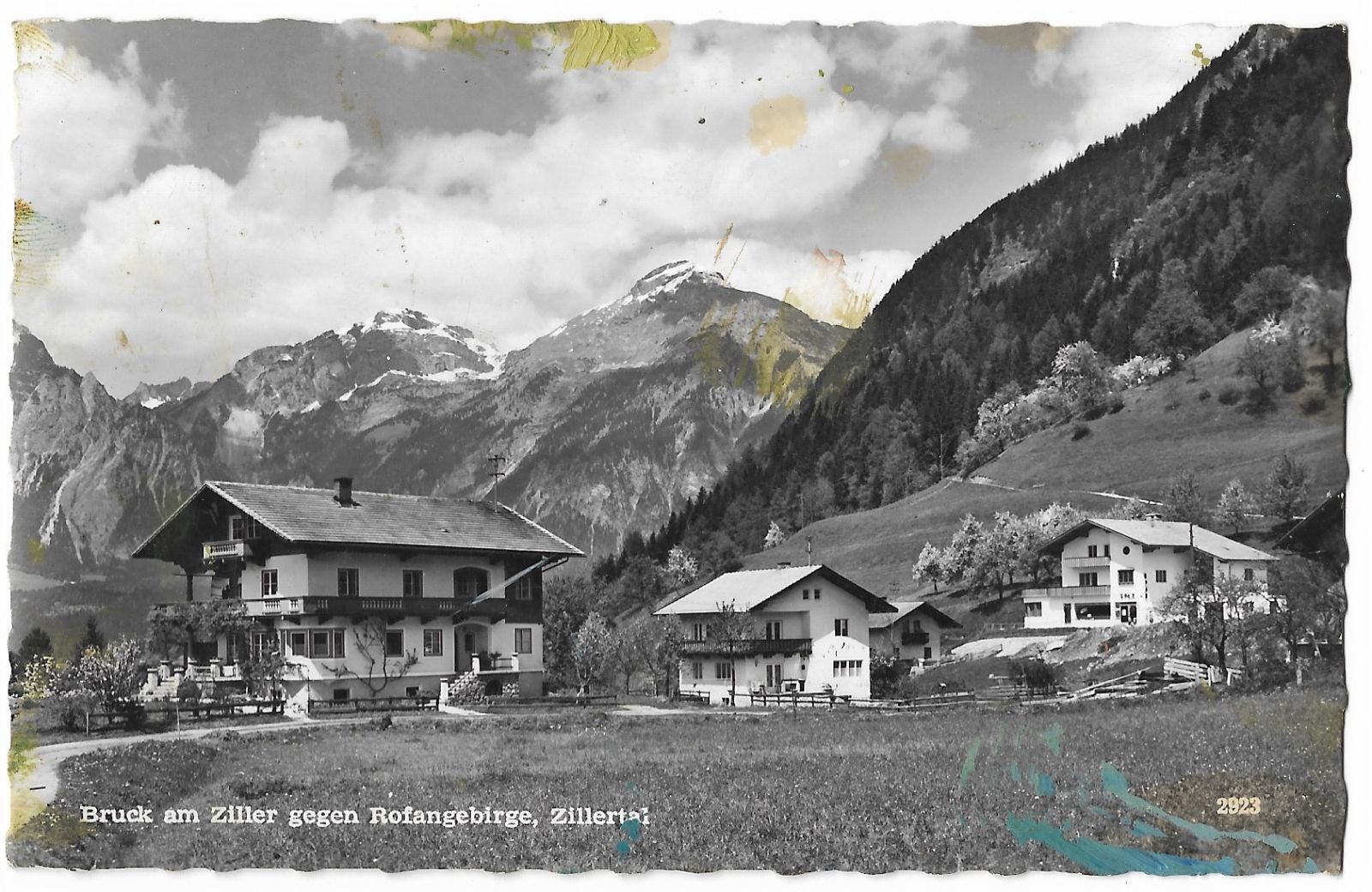 Bruck gegen Rofangebirge