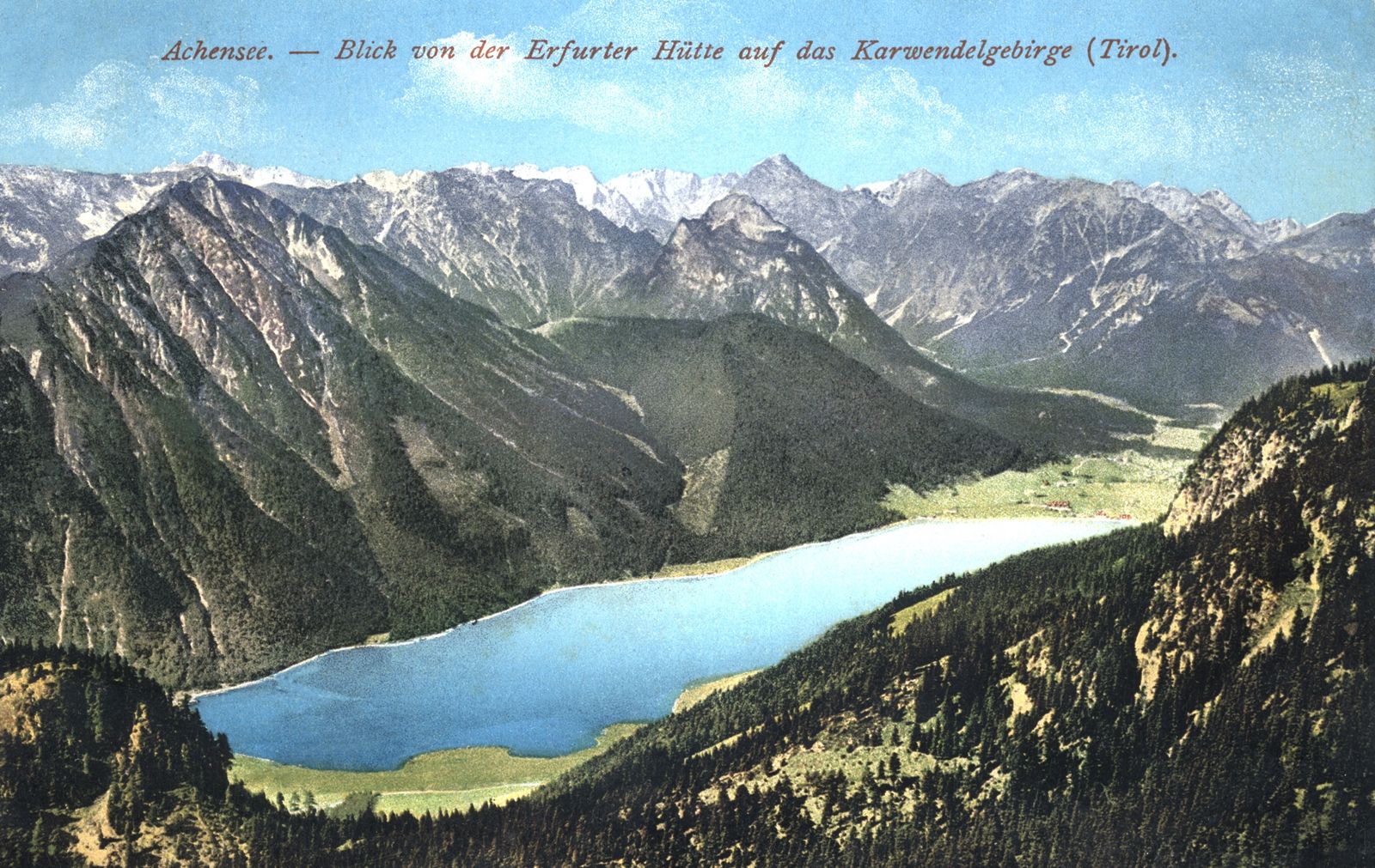 Achensee Panorama 1911