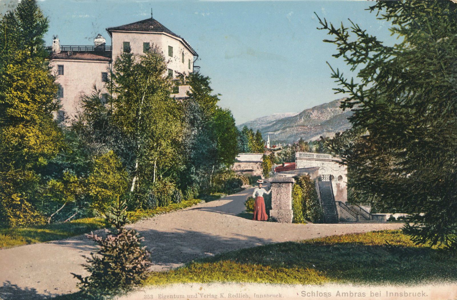 Innsbruck Schloss Ambras 1910