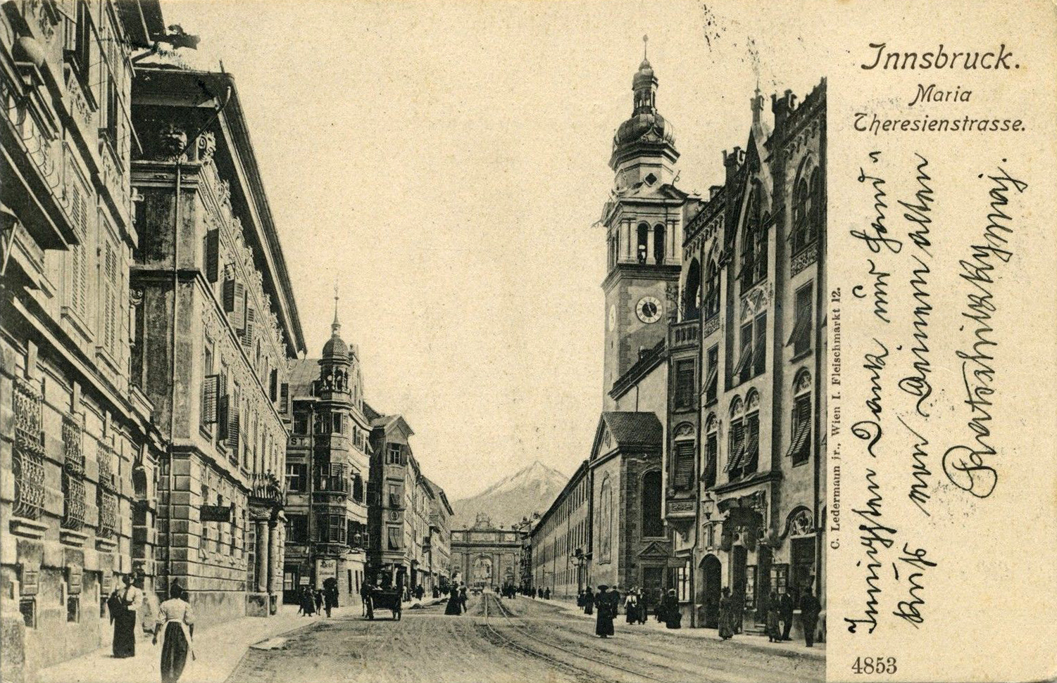 Innsbruck Maria Theresien Straße 1902