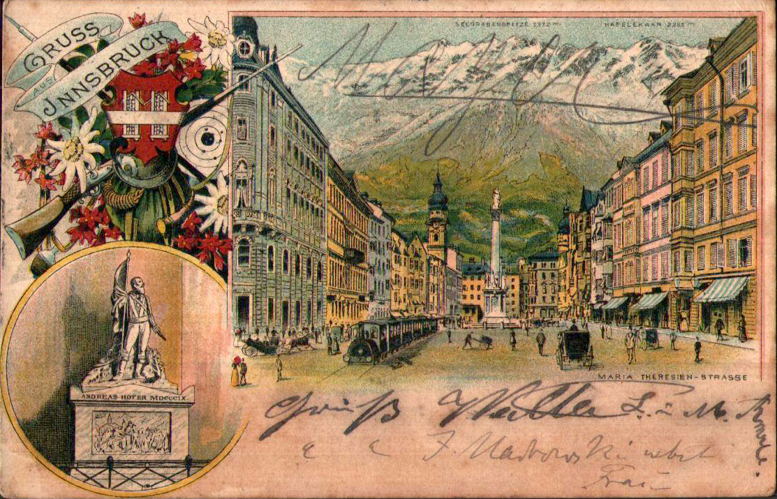 Innsbruck Maria Theresien Straße 1896