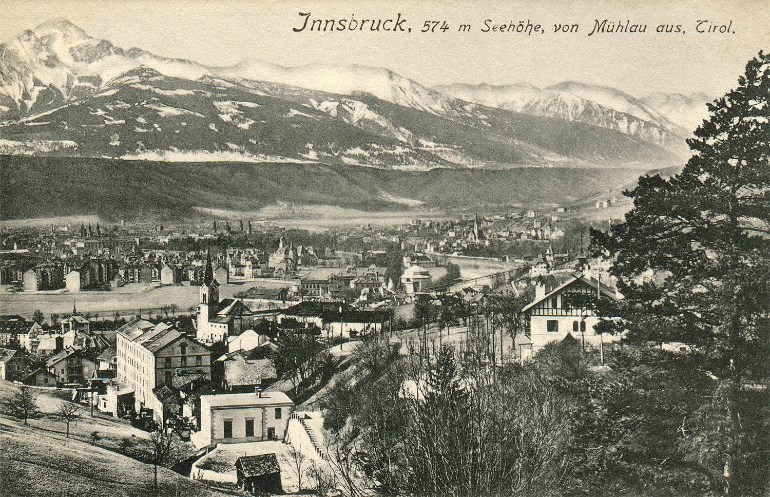 Innsbruck von Mühlau aus