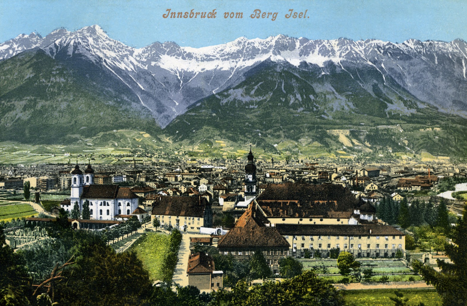 Innsbruck vom Berg Isel