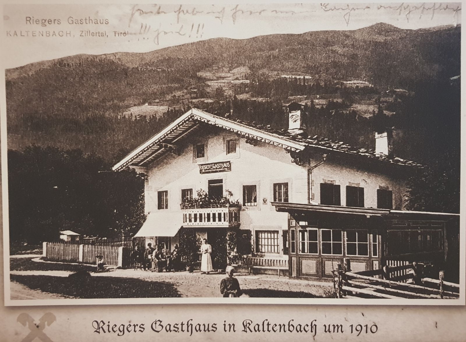 Riegers Gasthaus um 1910