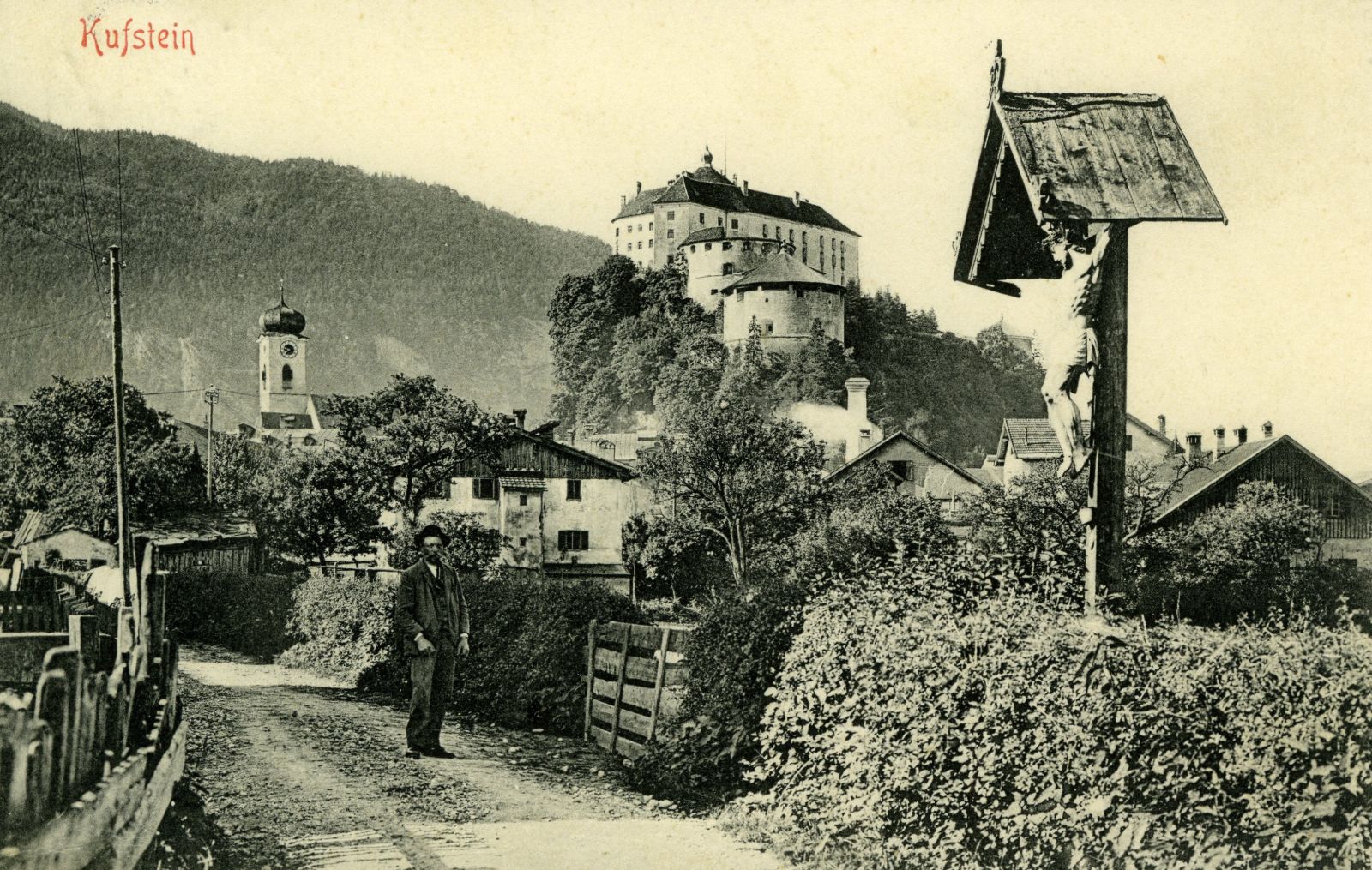 Kufstein Blick auf Festung