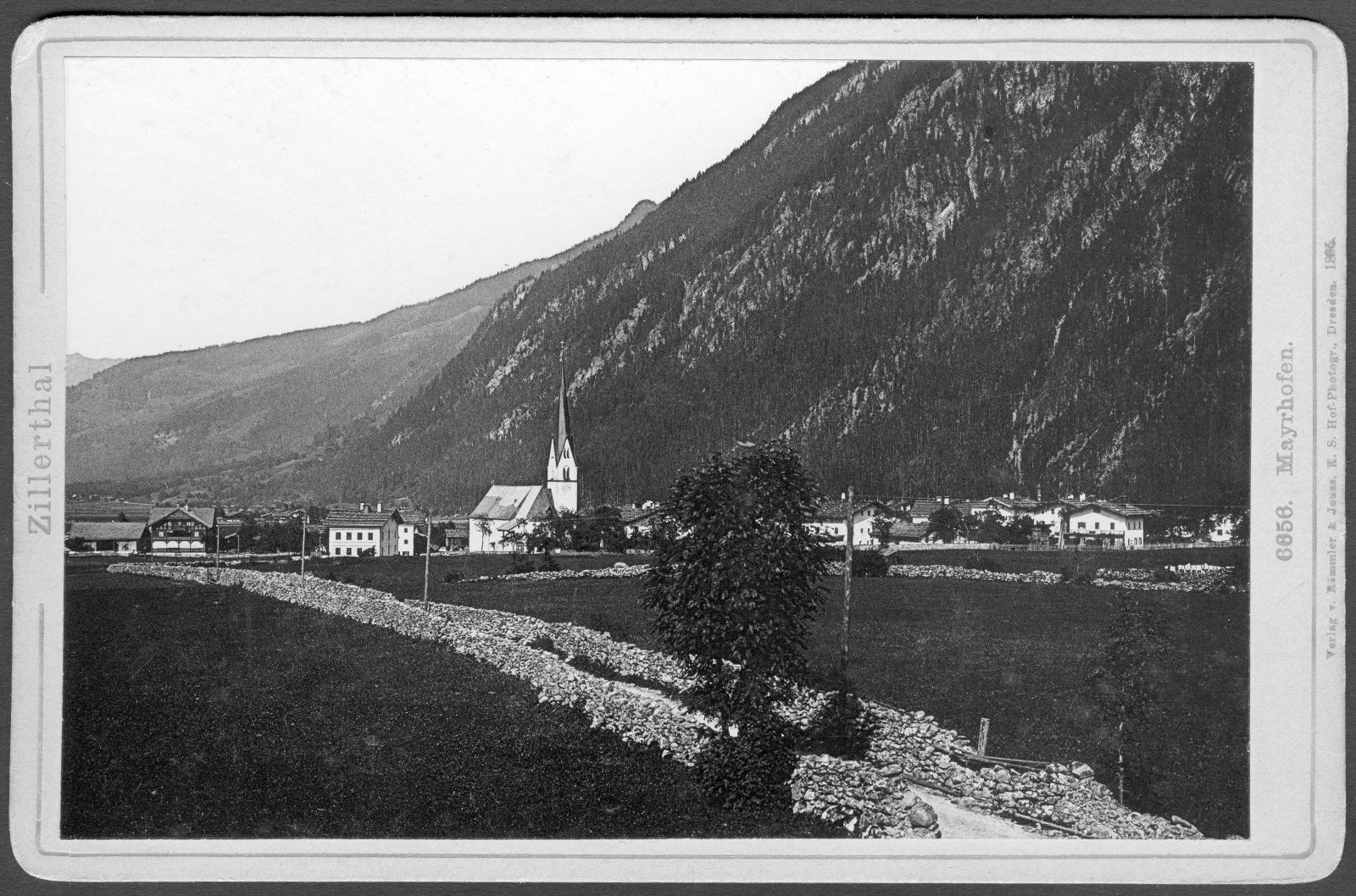 Mayrhofen Ortsansicht 1880