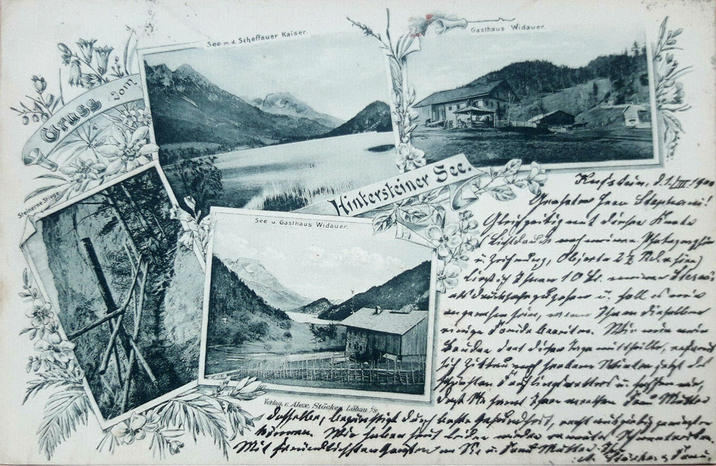 Scheffau Hintersteinersee 1900