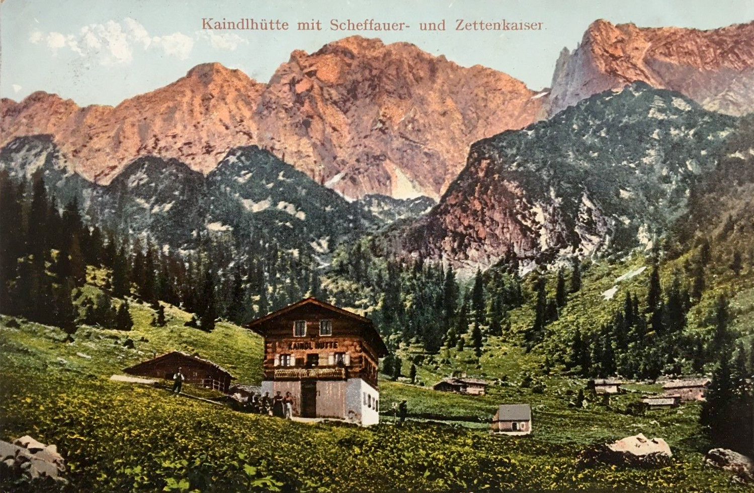 Scheffau Kaindlhütte 1910