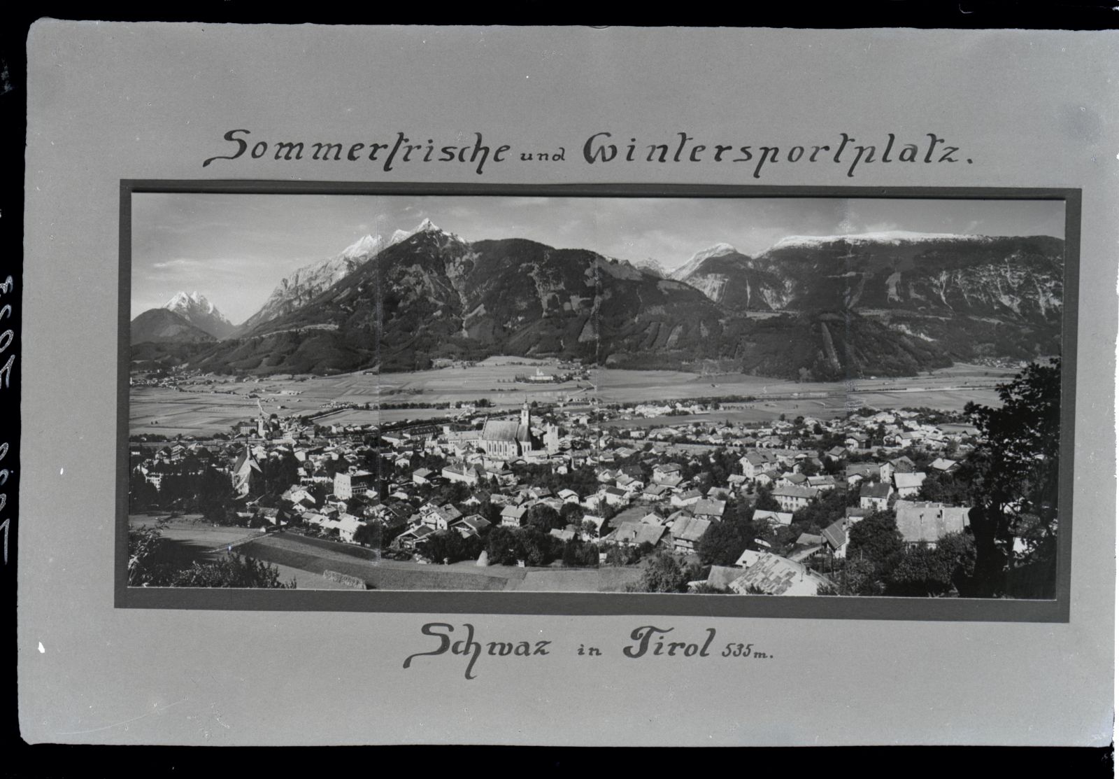 Schwaz Panorama, Postkarten Reproduktion
