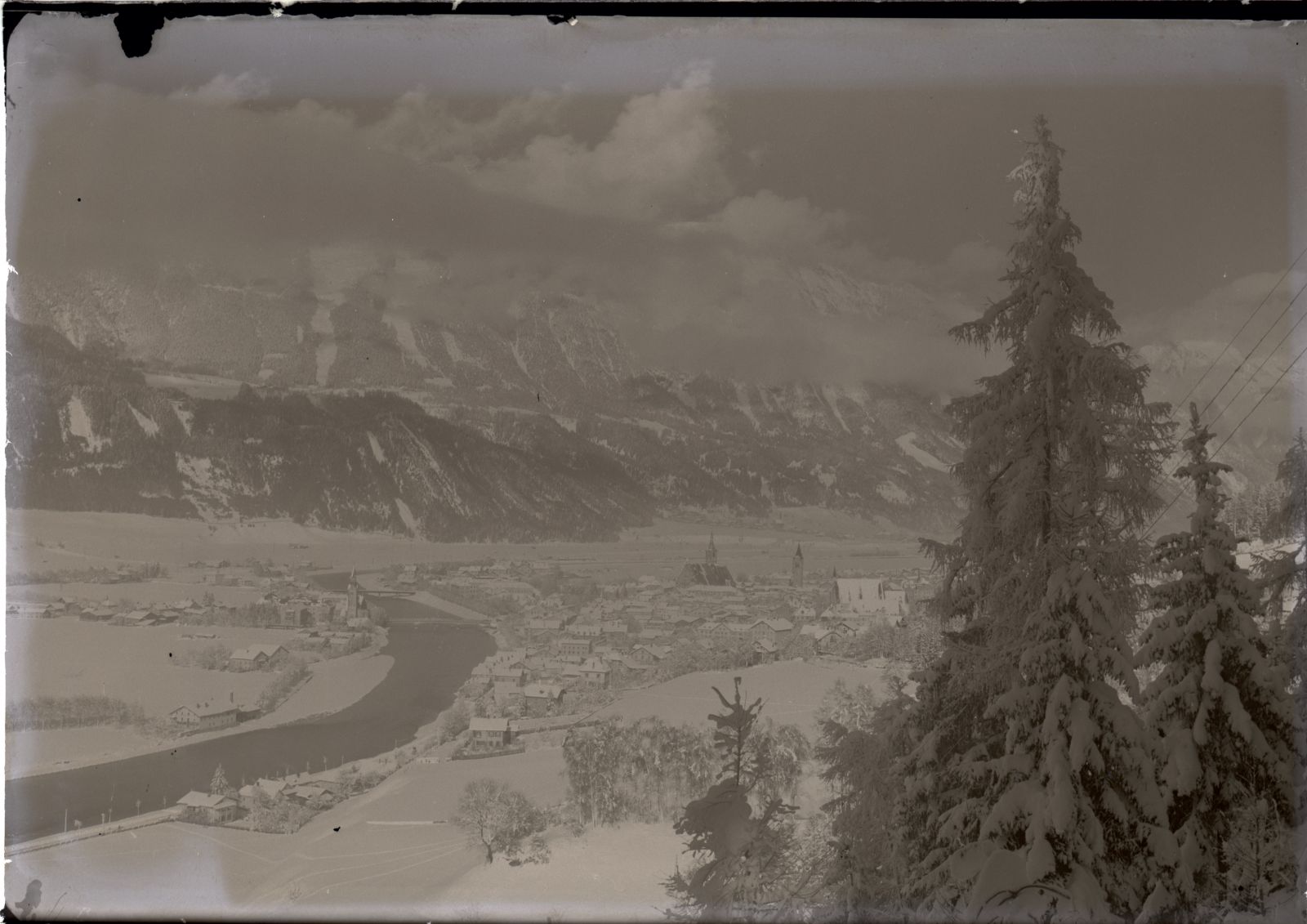 Schwaz, Winteransicht