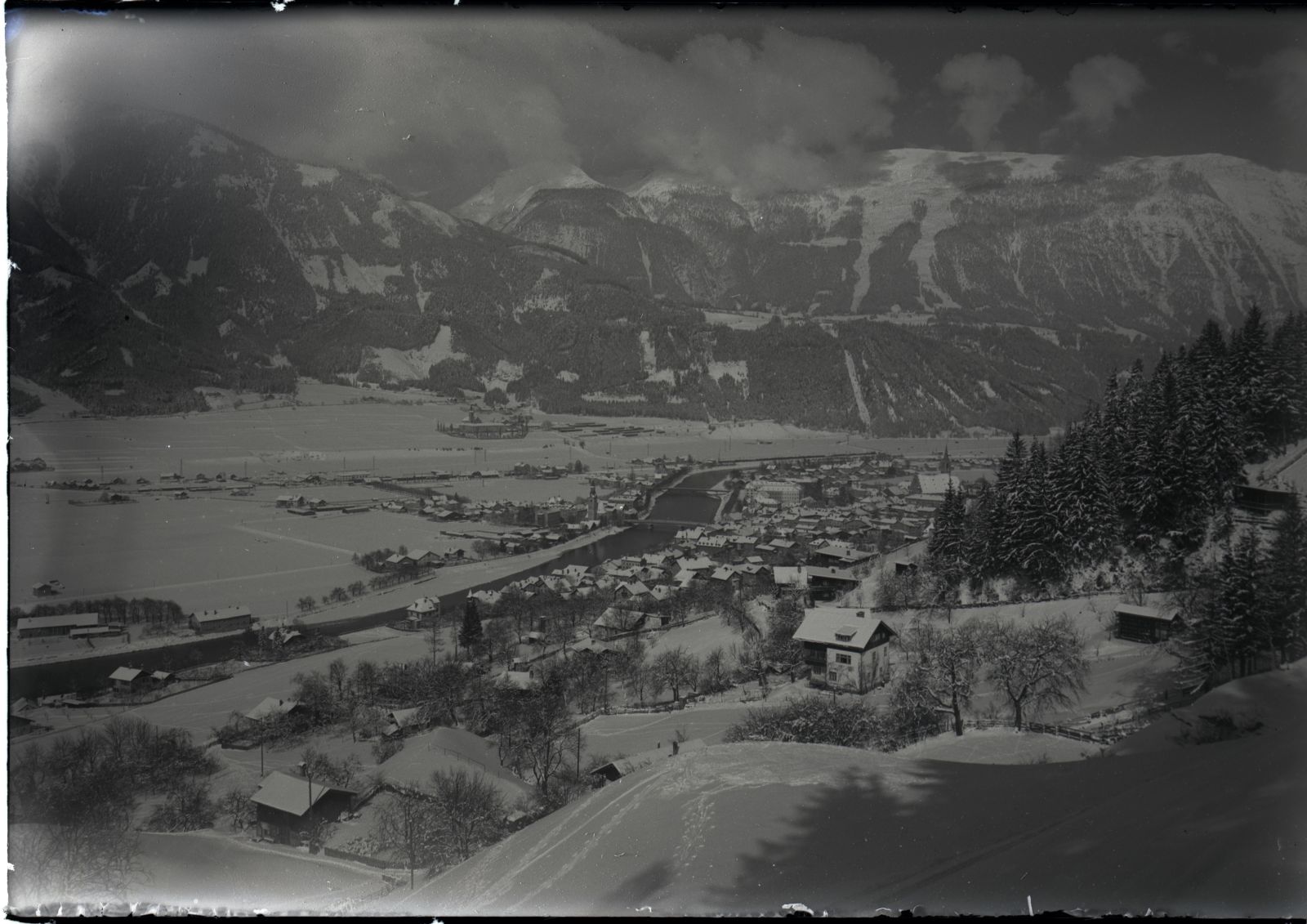 Schwaz, Winteransicht