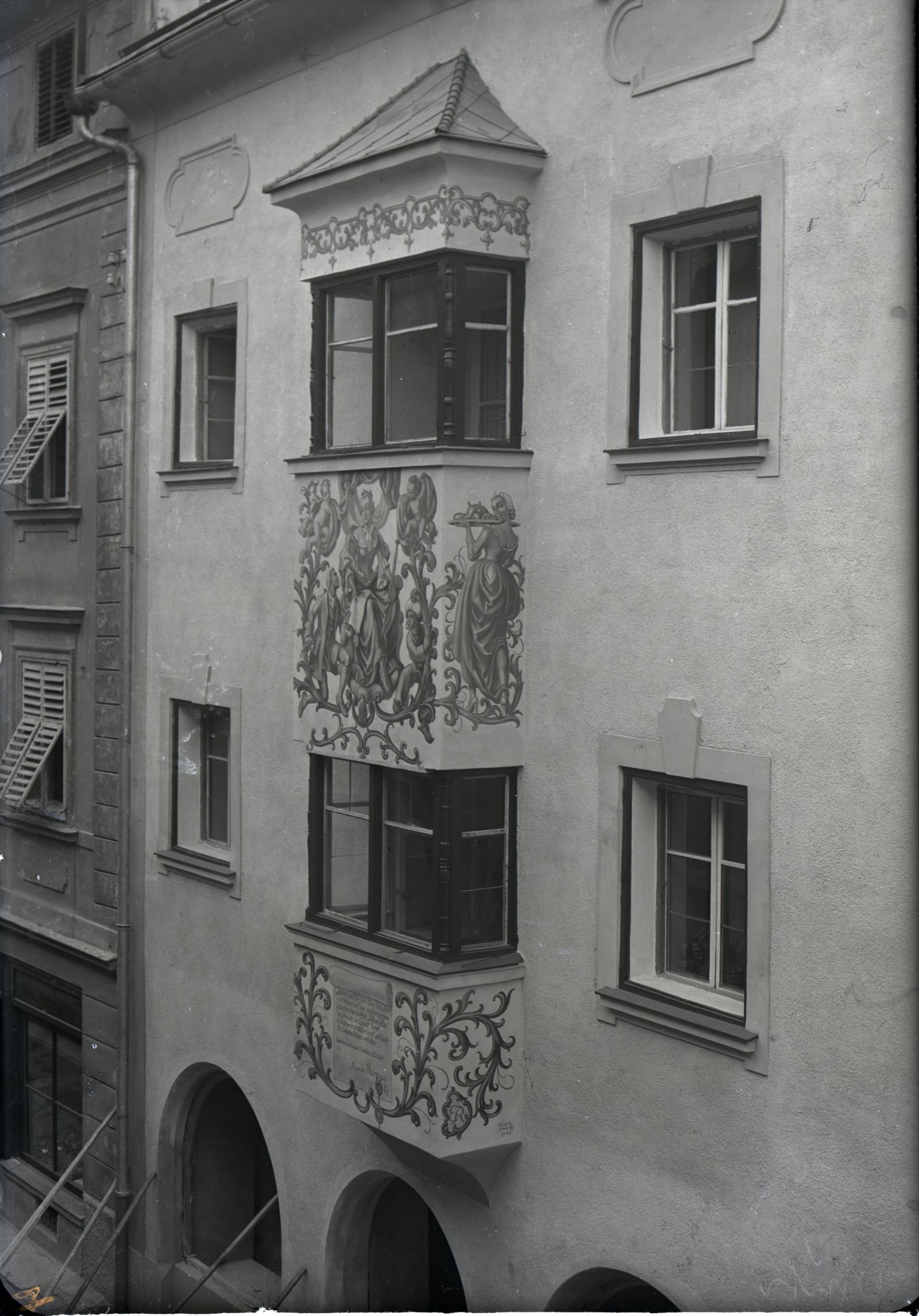 Schwaz, Fresken am Gasthof “Blaues Haus”