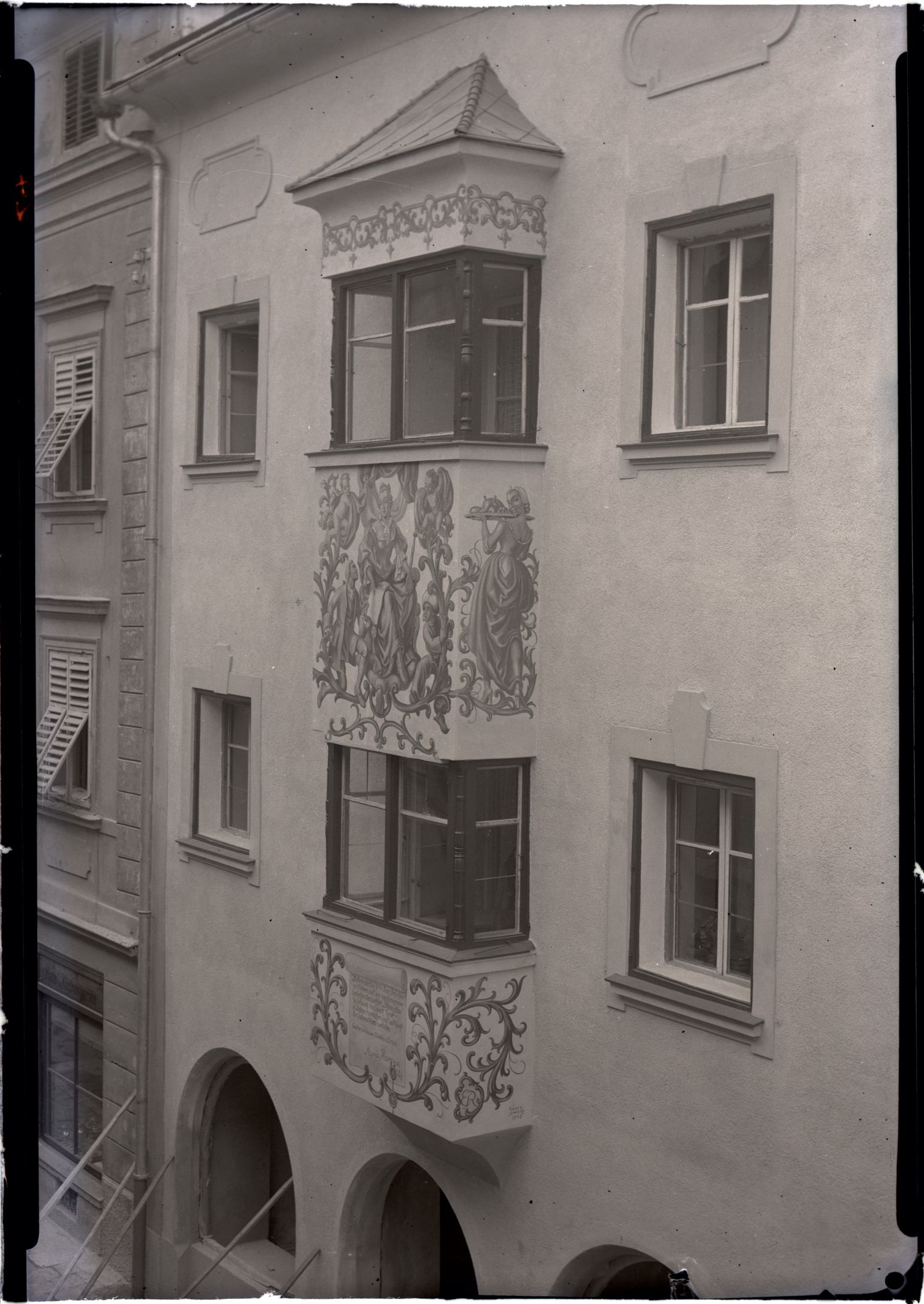 Schwaz, Fresken Blaues Haus