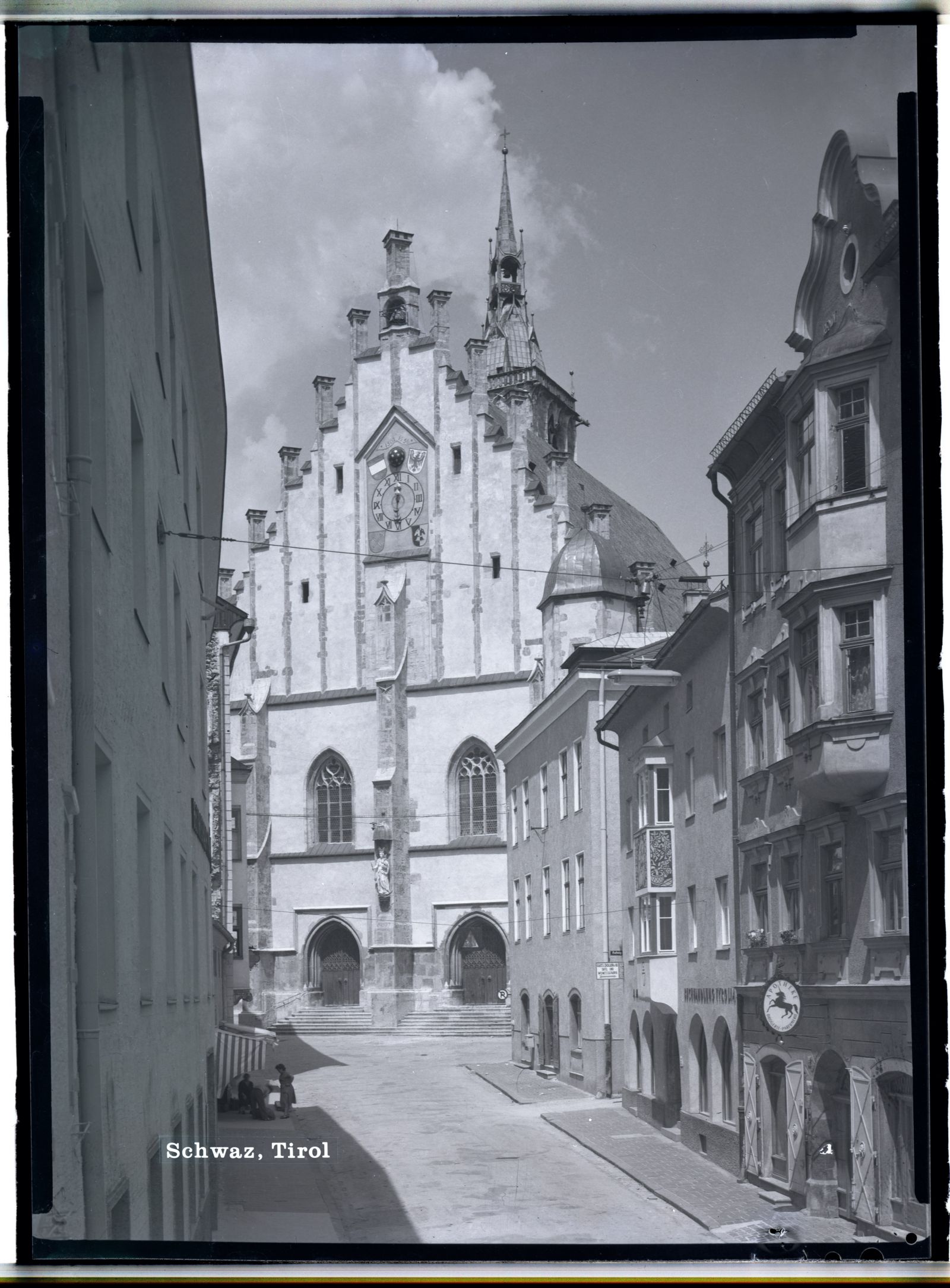 Schwaz, Pfarrkirche, Sommer (Chietini Balkon)