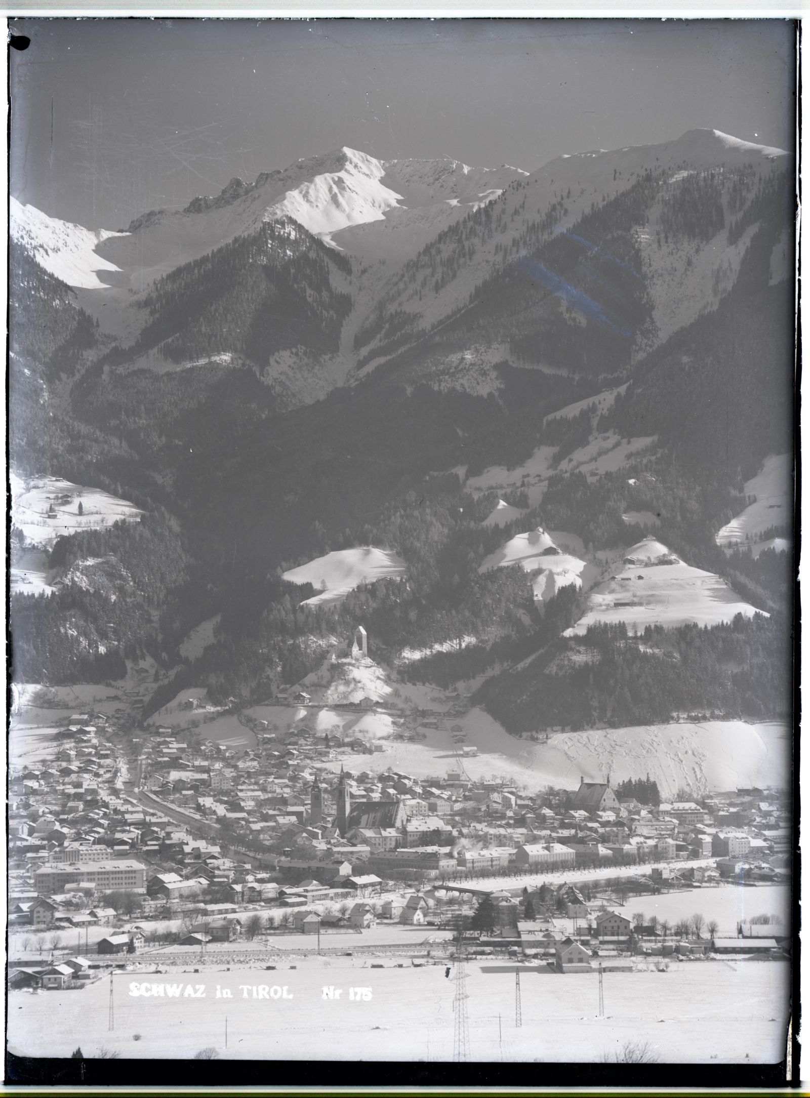 Schwaz mit Kellerjoch, Winter