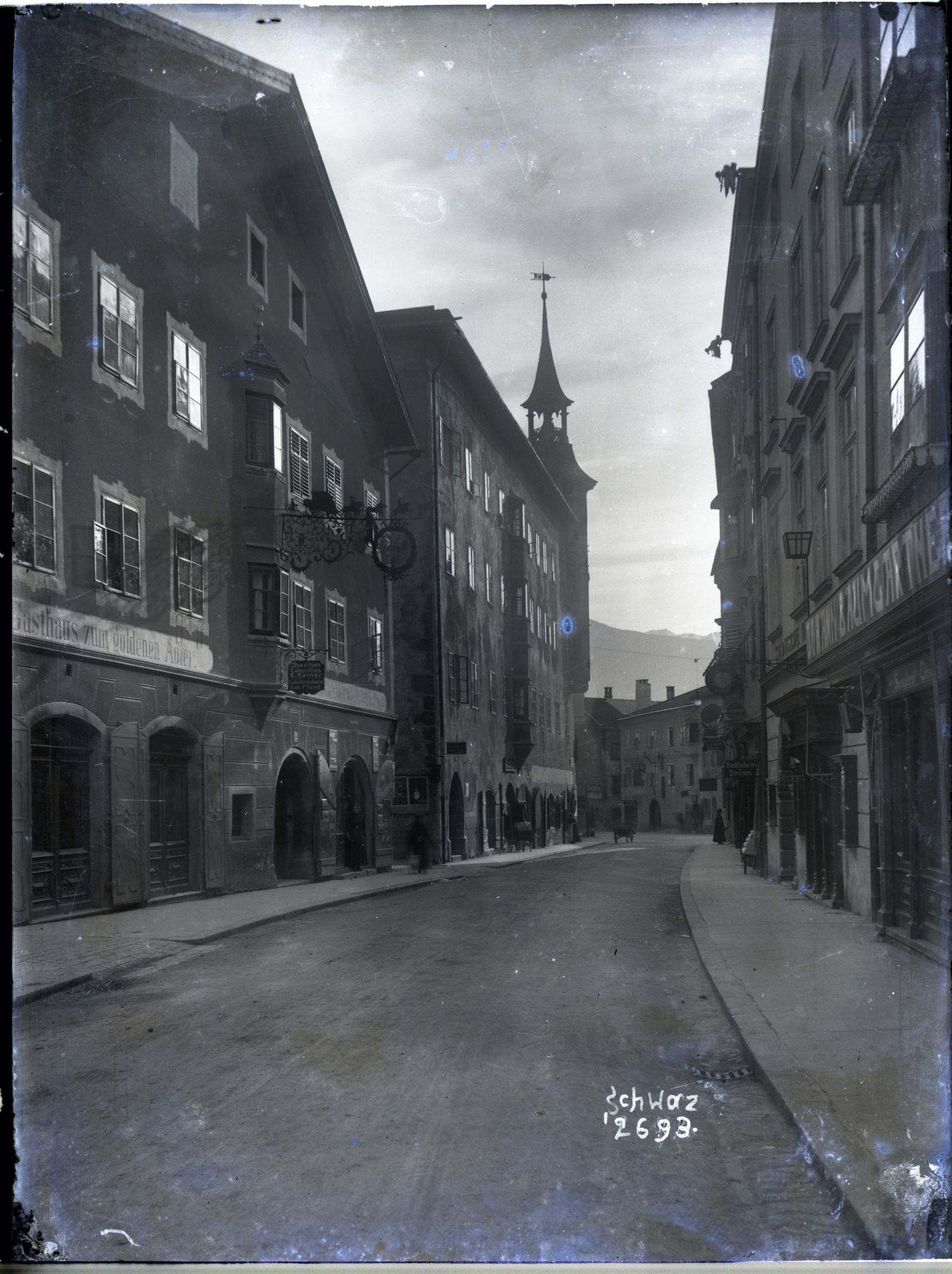 Schwaz, Franz Josef Straße, Gasthaus zum goldenen Adler