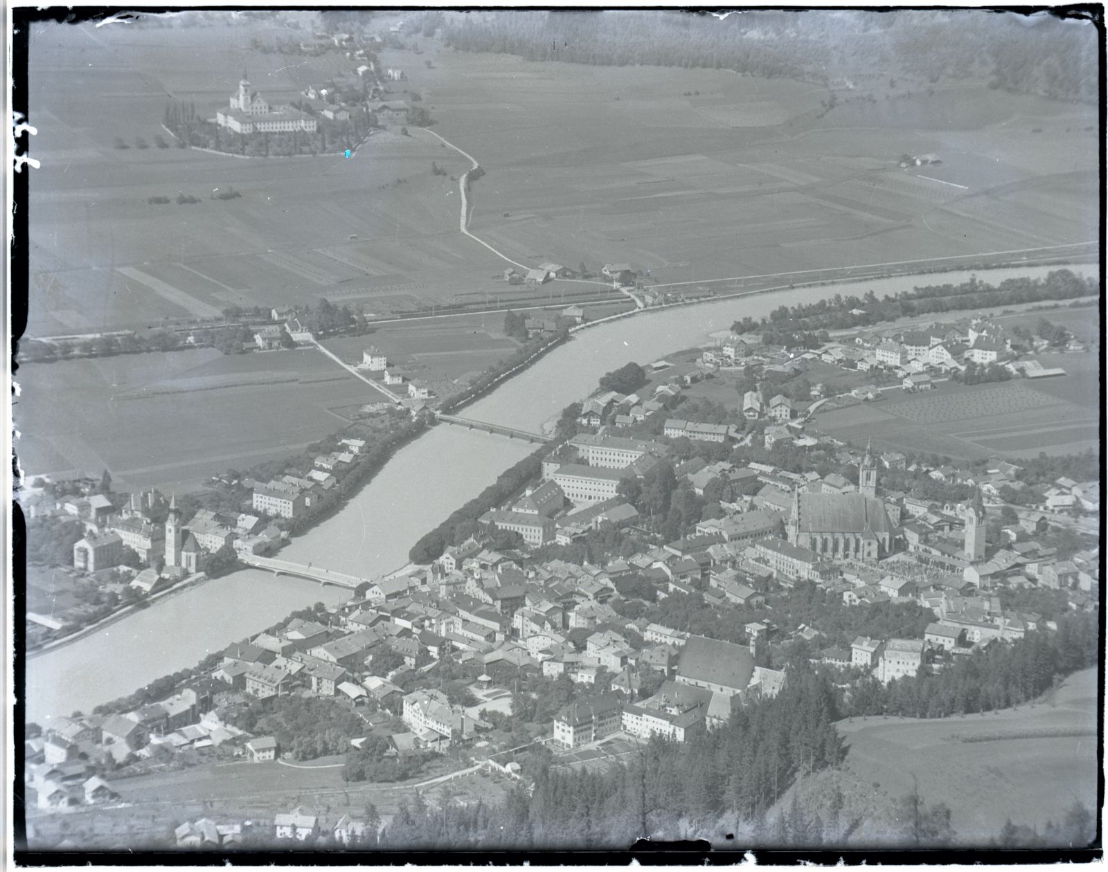 Schwaz  mit Inn von oben