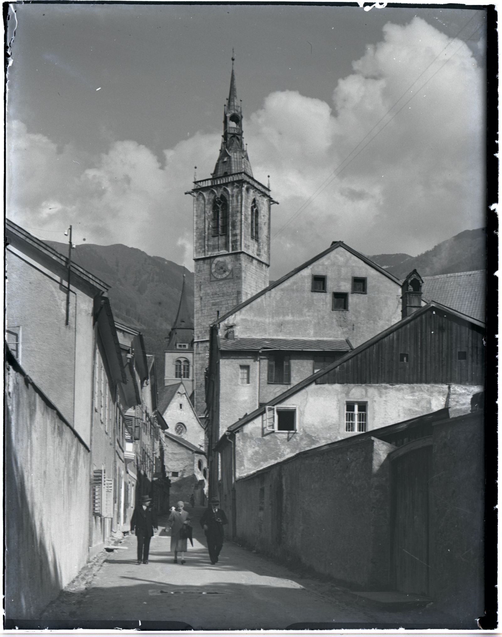 Pfarrkirche mit Schulgassl, heute Tannenberggasse