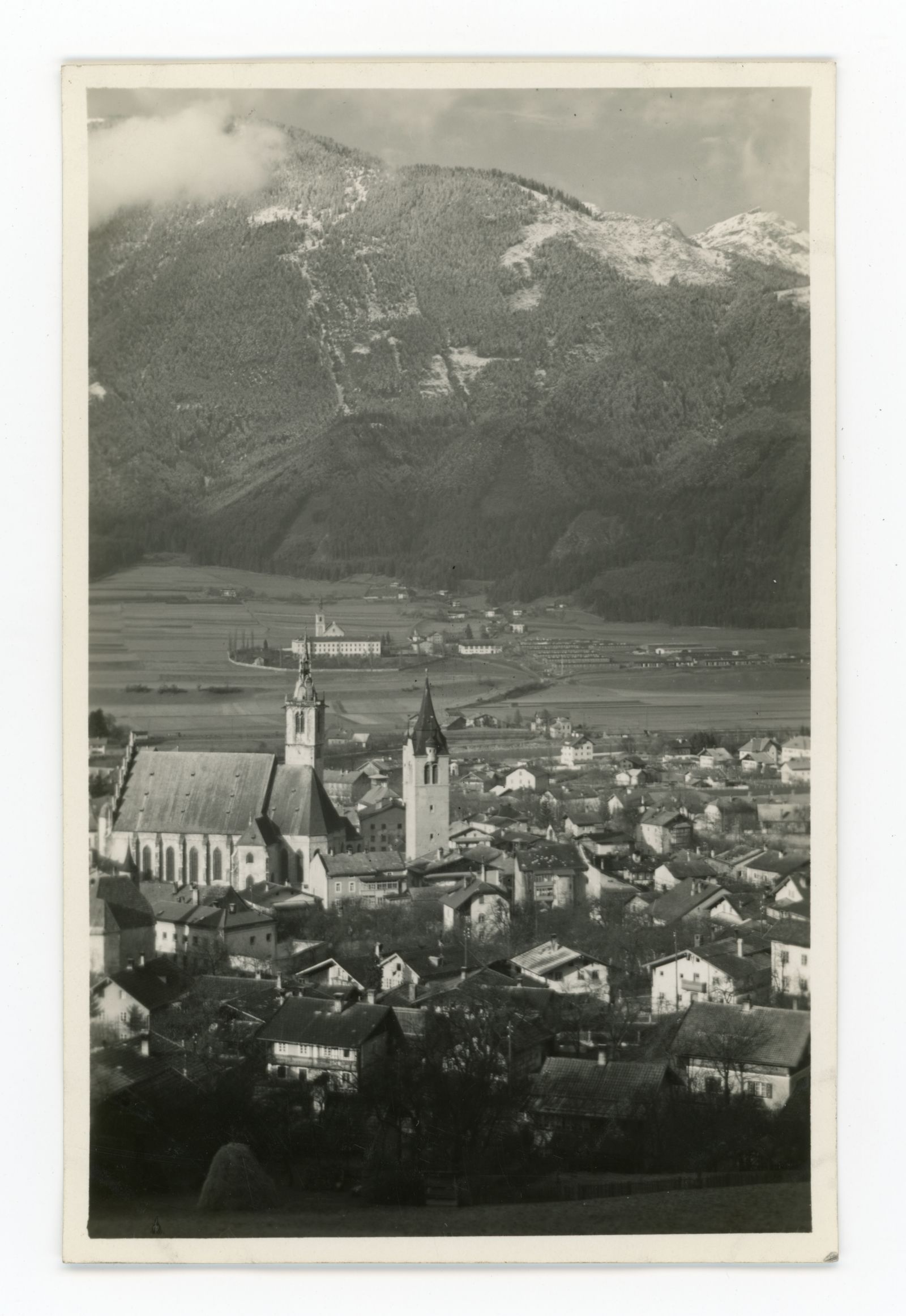 Ansicht von Schwaz und vom Kloster Fiecht