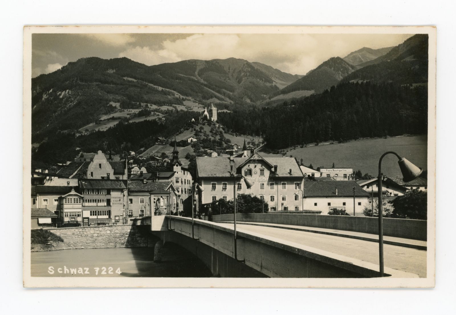 Schwaz, Innbrücke mit Freundsberg