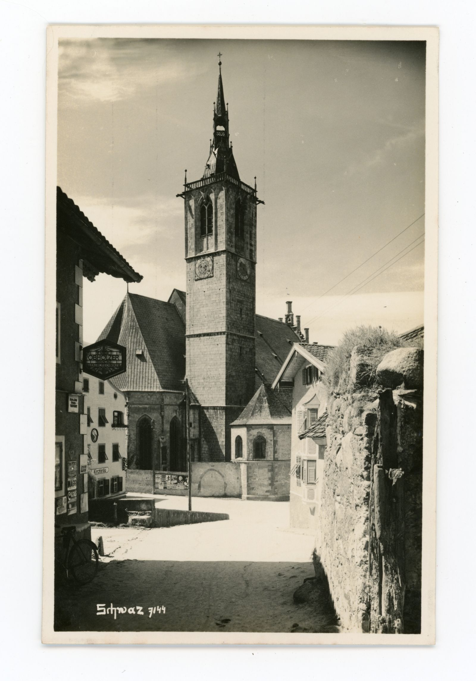 Schwaz, Pfarrkirche von hinten