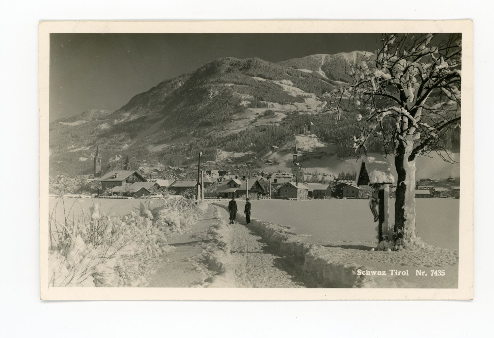 Schwaz Tirol, Winteransicht