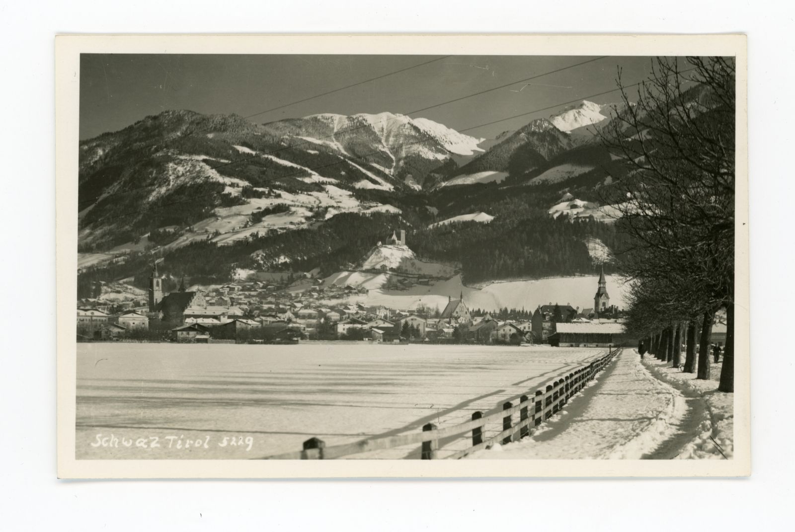 Schwaz, Tirol im Winter