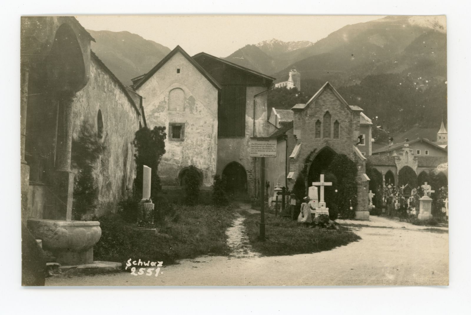 Schwaz, Alter Friedhof, heutiger Stadtpark