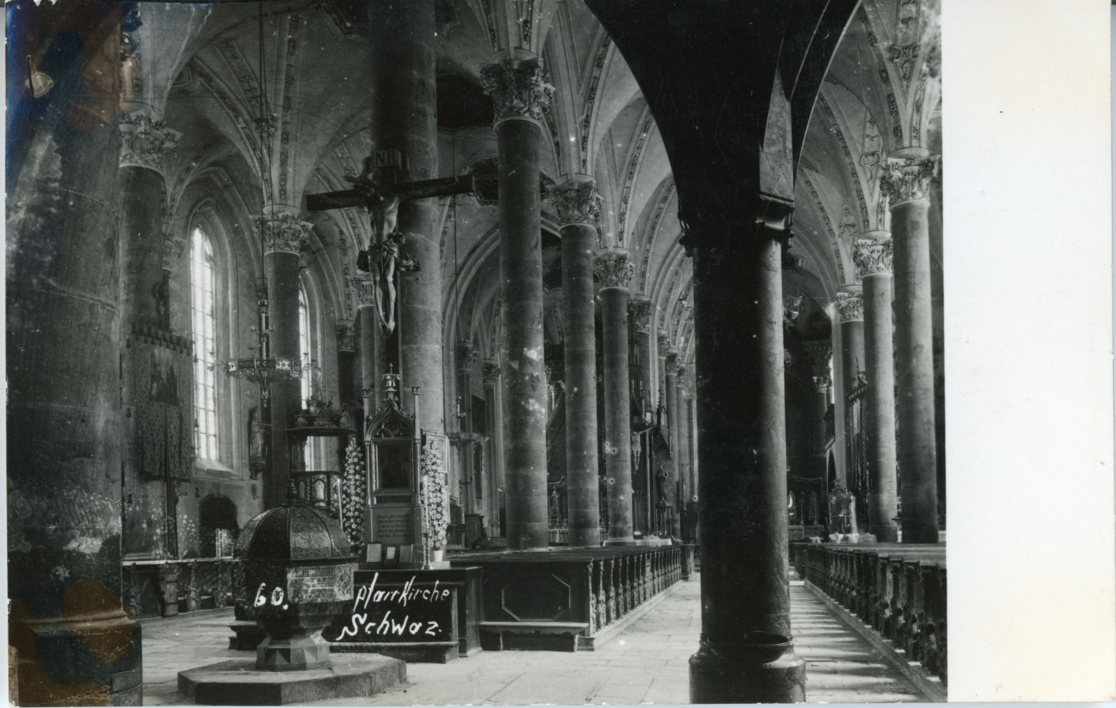 Pfarrkirche barock, vor der Regotisierung