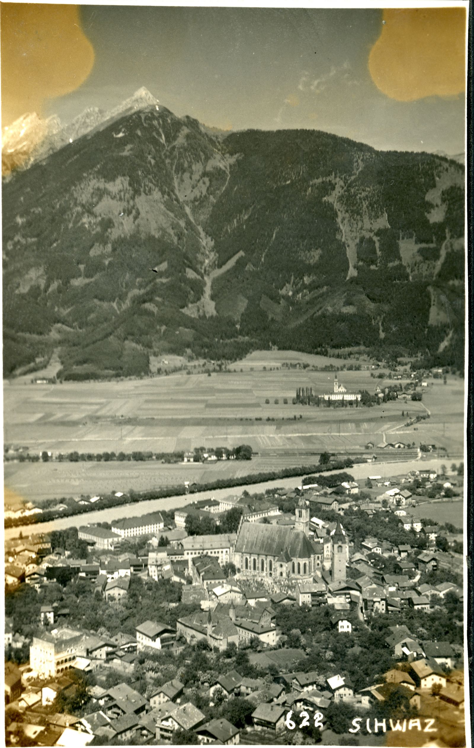 Schwaz, Blick nach Norden Richtung Stift Fiecht