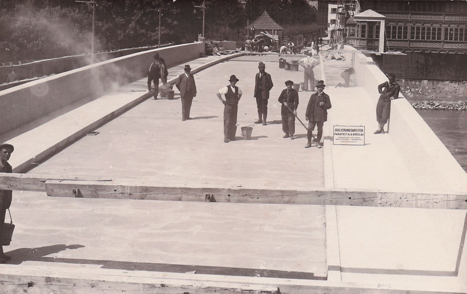 Brückenbau Schwaz 1927/28 -6