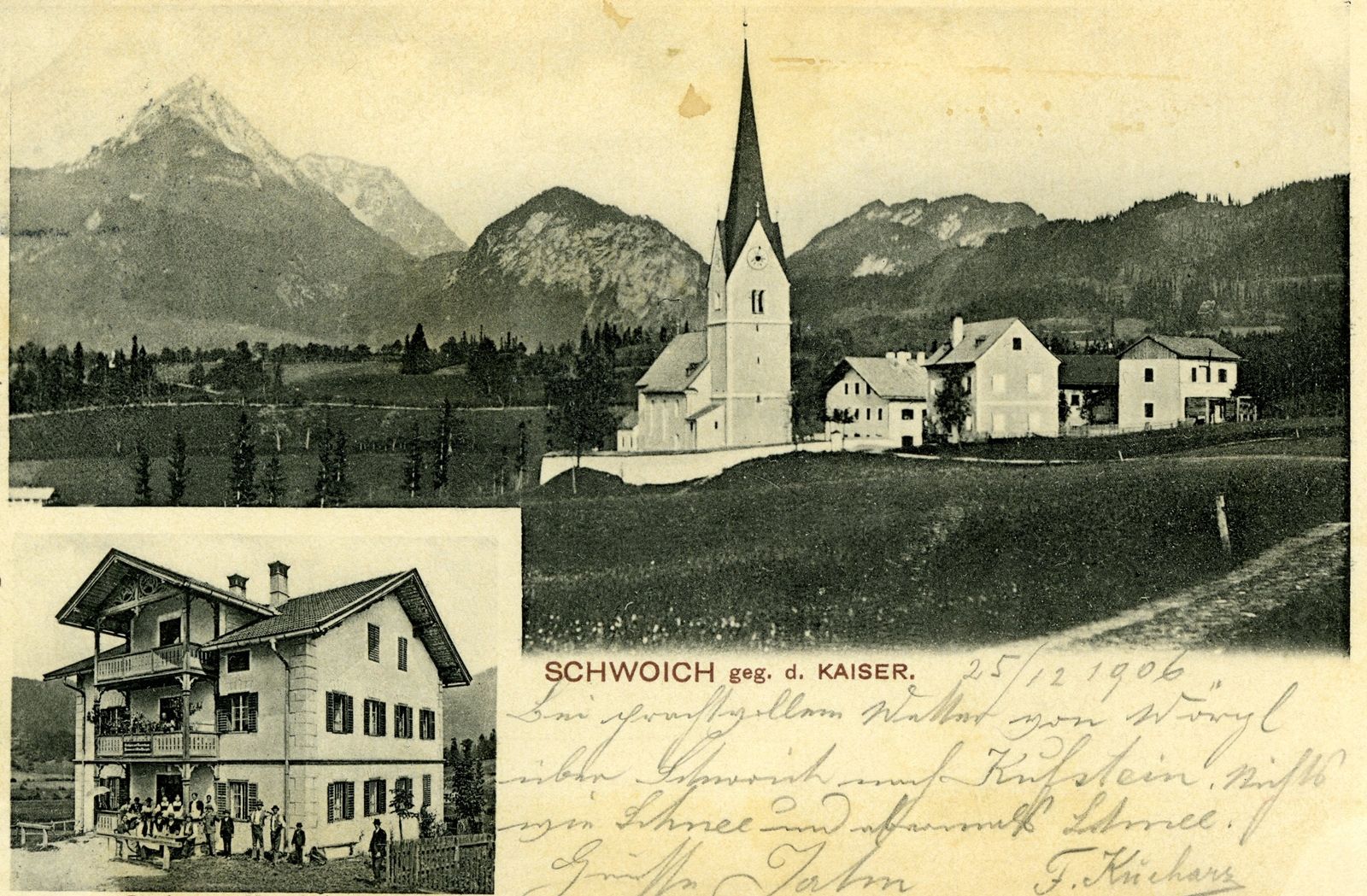 Schwoich Kirche 1906