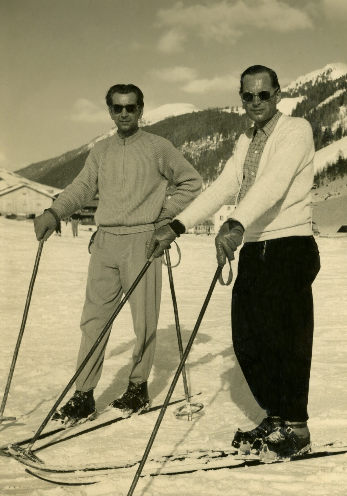 Tux Skifahrer 1955